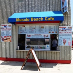 Muscle Beach Cafe Closed 10 Reviews Burgers 1827 Ocean Front Photo Of Muscle Beach Cafe Venice Ca United States