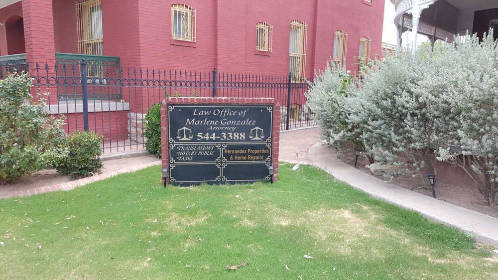 Law Office of Marlene Gonzalez 912 Magoffin Ave, El Paso, TX 2019