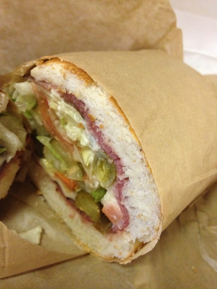 Roast beef sandwich with all the toppings Yelp