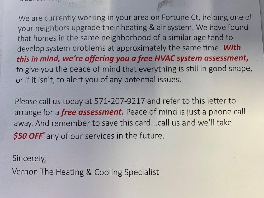 Vernon The Heating & Cooling Specialist