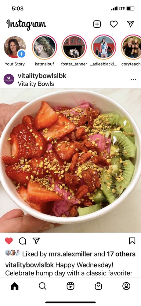 Vitality Bowls Lubbock - Quaker Ave