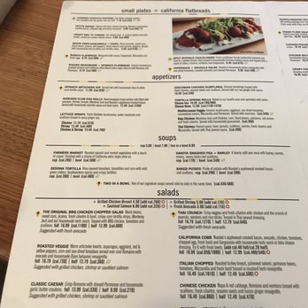California Pizza Kitchen Ala Moana Menu California Pizza Kitchen Ala Moana Menu