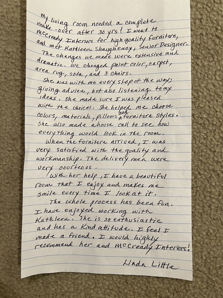 image of business McCready Interiors Furniture Store