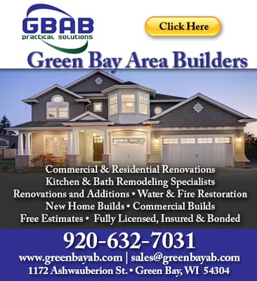Green Bay Area Builders Contractors 1172 Ashwauberion St Photo Of Green Bay Area Builders Wi United States Ad
