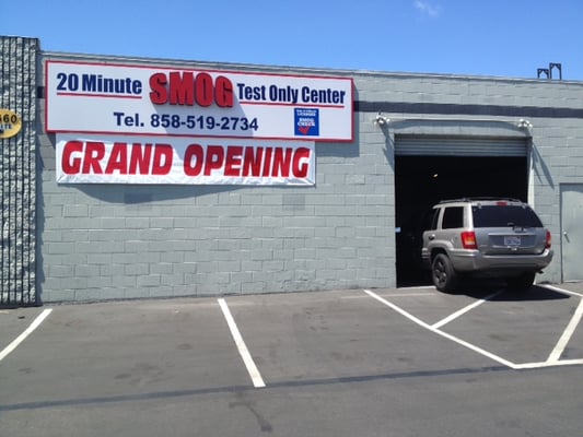 Smog test only coupon san diego