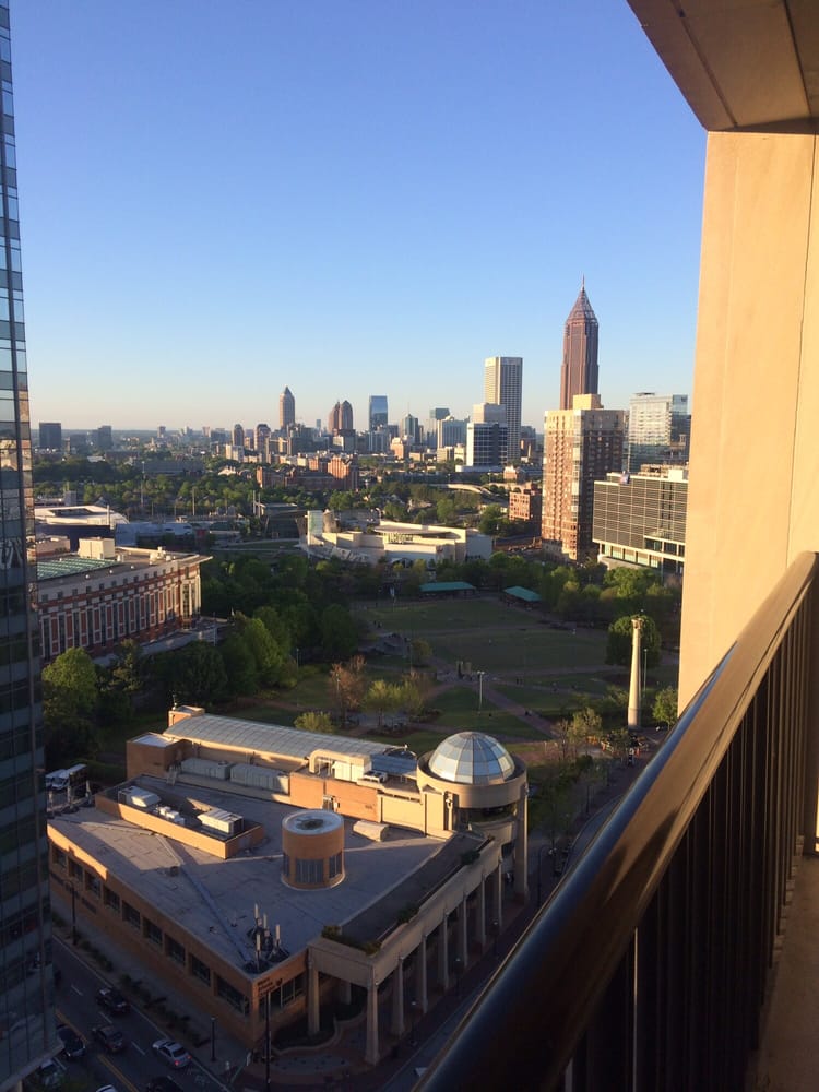 View From 15th Corner Room In The South Tower Nice Balcony Would Photo Of Omni Atlanta Hotel At Cnn Center Ga United States