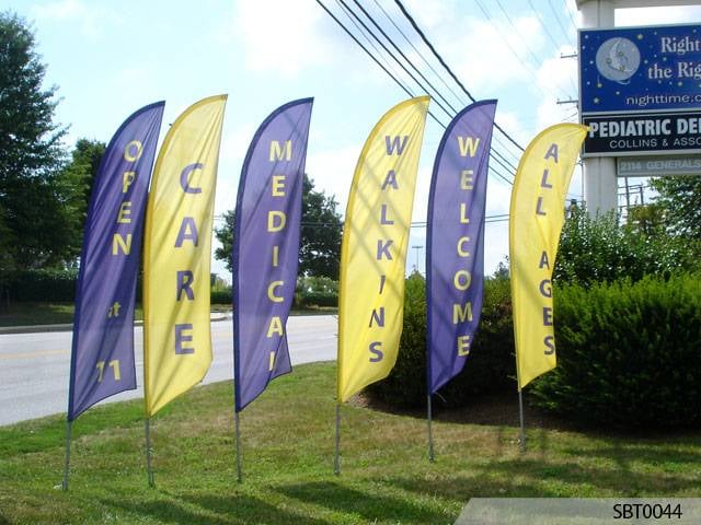 Custom Outdoor Promotional Feather Banners Yelp