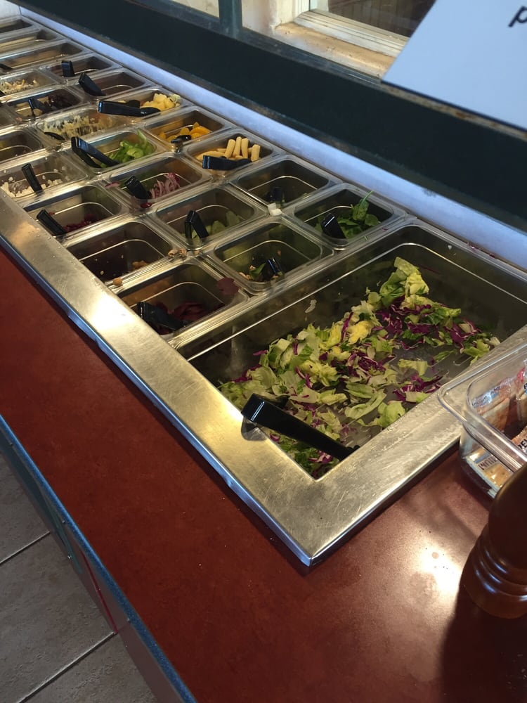 Empty Salad Bar And During Buffet 12 30 Yelp Photo Of Round Table Rocklin Ca United States Empty Salad Bar