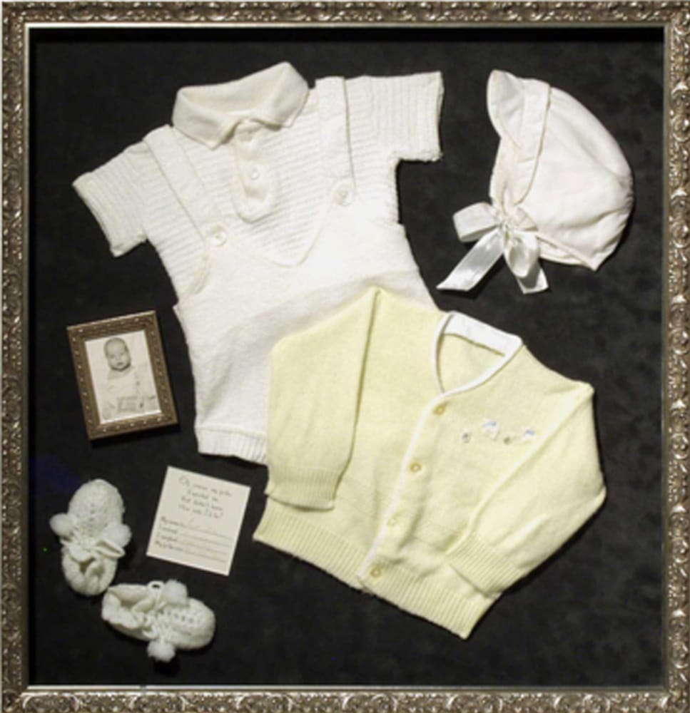 Framed Baby Clothes Shadowbox Yelp