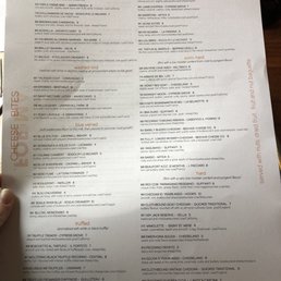forma restaurant menu