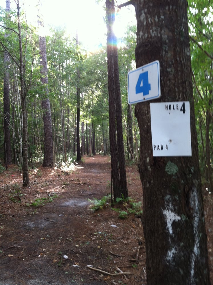 Hole 4 On The Disc Golf Course Most Holes Have These Markers At Photo Of Socastee Park Myrtle Beach Sc United States Hole 4 On