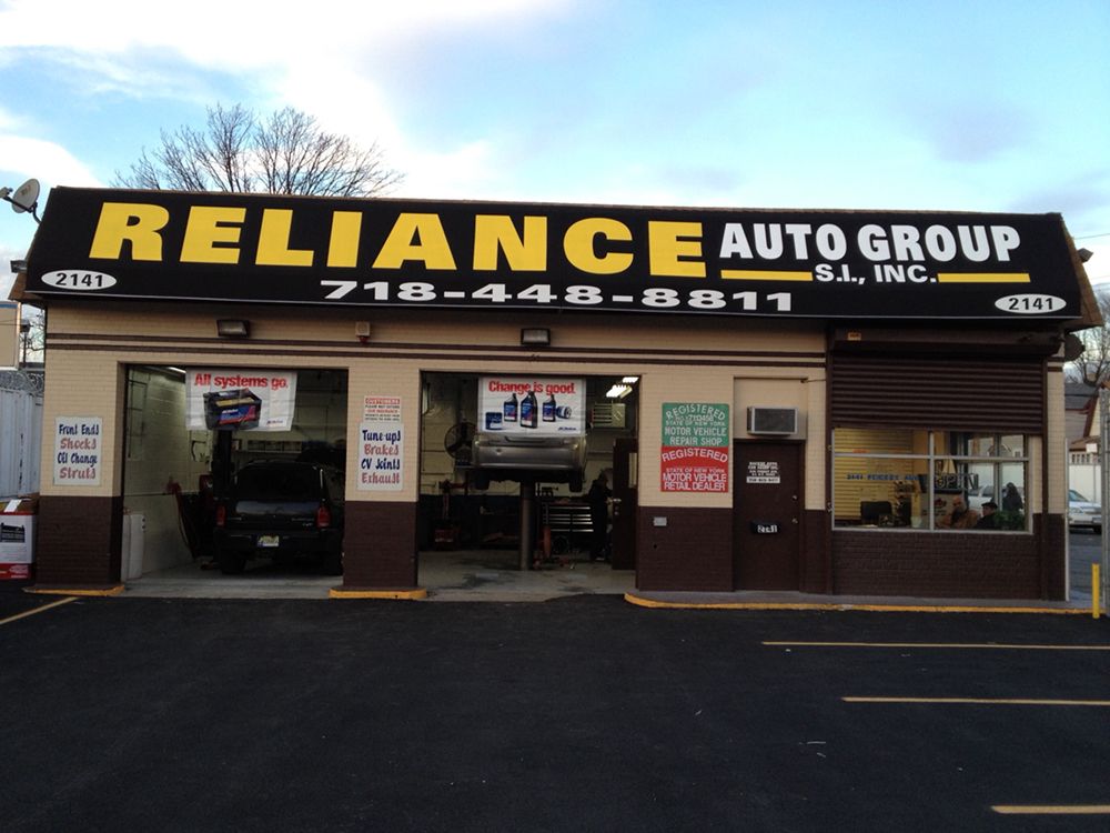 Reliance Auto Group. S.I. Oil Change Stations 2141 Forest Ave