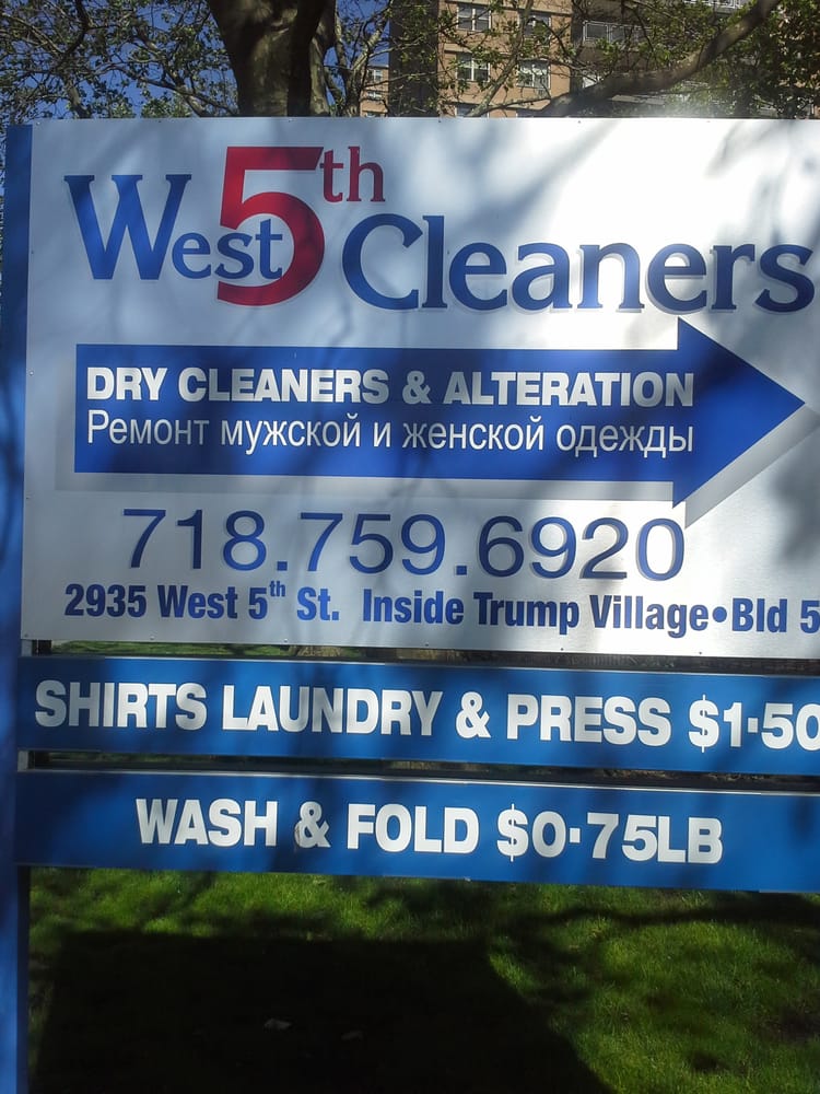 West 5th Cleaners Laundry Services 2935 W 5th St, Brighton Beach