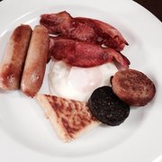 Photo of Anvil Bistro - Saggart, Co. Dublin, Republic of Ireland. 'Traditional' breakfast served with homemade brown bread or toast and tea.