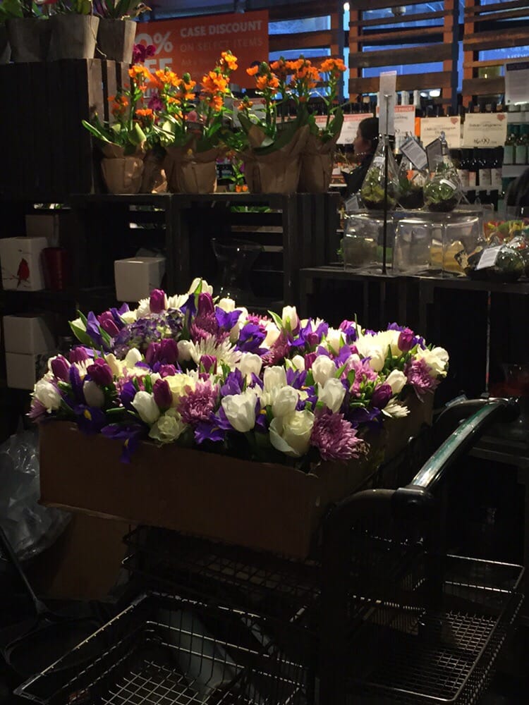 All Of The Beautiful Flower Arrangements Loaded In Cart And Photo Of Whole Foods Market Washington Dc United States All The