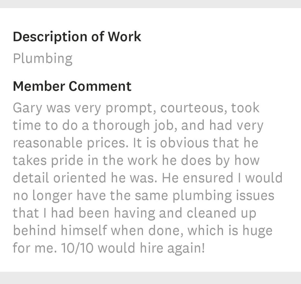 Plumbing Services