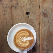 Le Petit Bas Perdu Café - Montreal, QC, Canada. Latté !