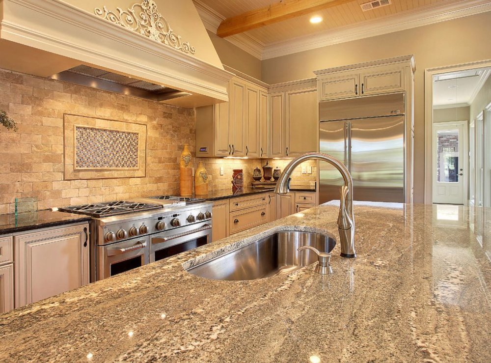 Granite Kitchen Island By Stone Interiors Yelp 72 Photos For Stone Interiors New Orleans