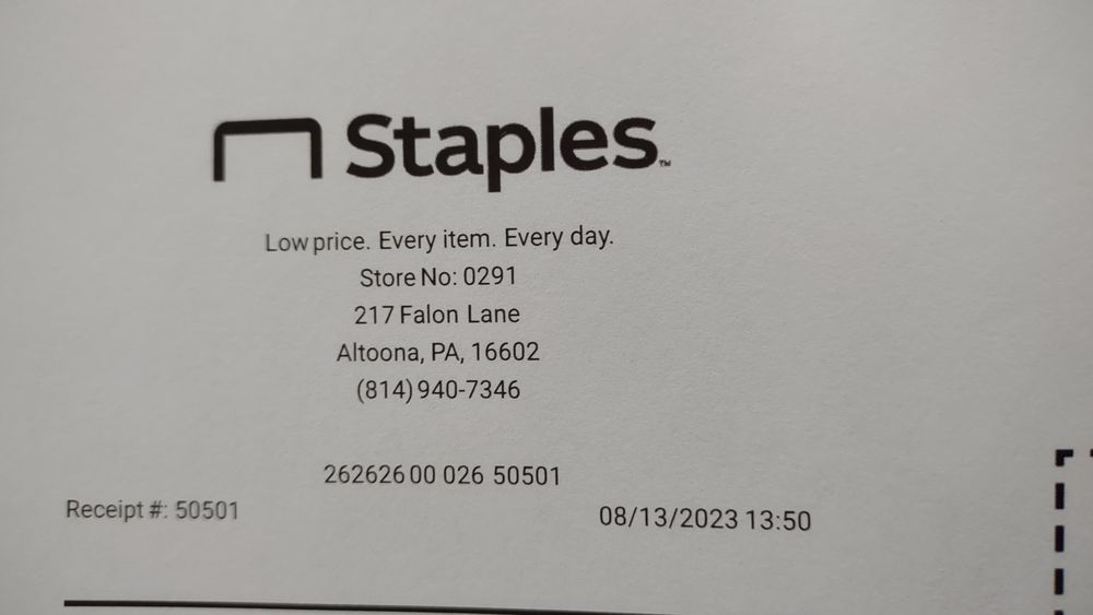 Staples