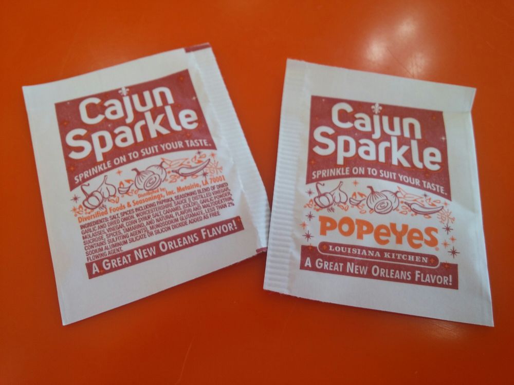 cajun sparkle packets