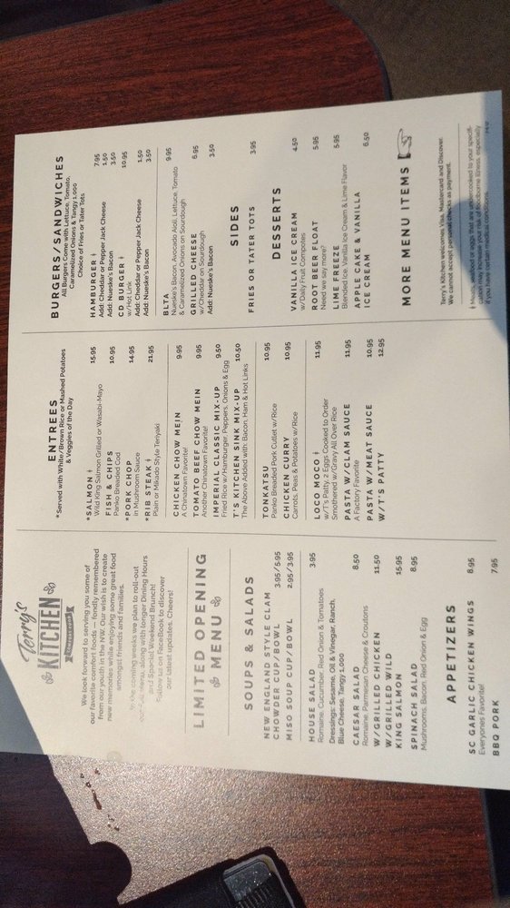 Terry S Kitchen Bellevue Menu Terry S Kitchen Bellevue Menu