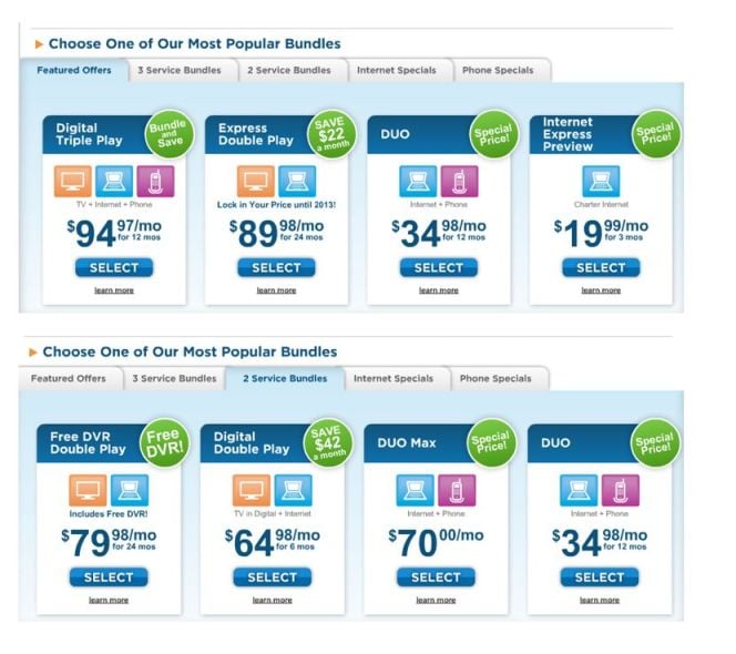 Charter Cable Packages >> Charter Communications Television Service Providers Charter Cable Packages >> Charter Communications Television Service Providers