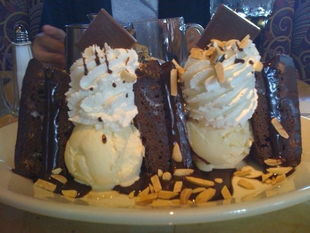 godiva brownie cheesecake factory