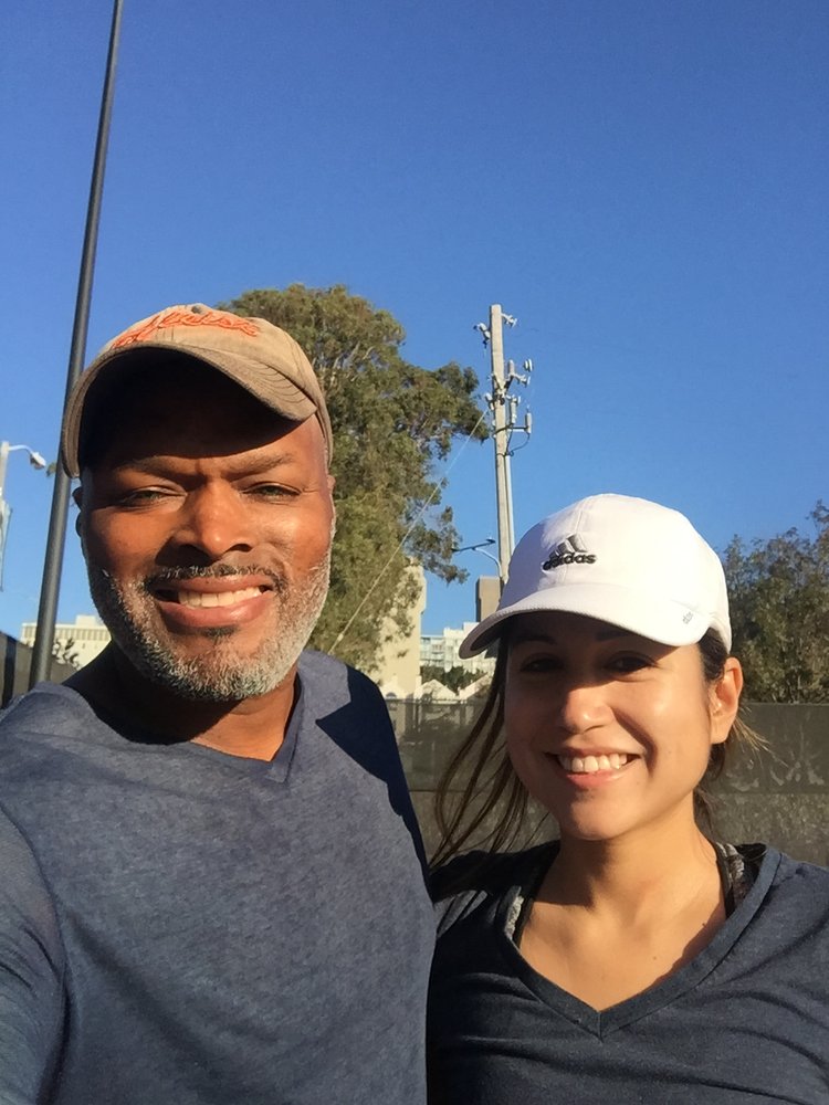 Photo of Tennis Lessons By Mcclain - San Francisco, CA, United States. coach Mcclain and Princess Diana
