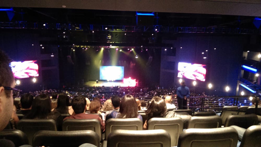 View from Mezzanine, row L, seat 304 - Yelp