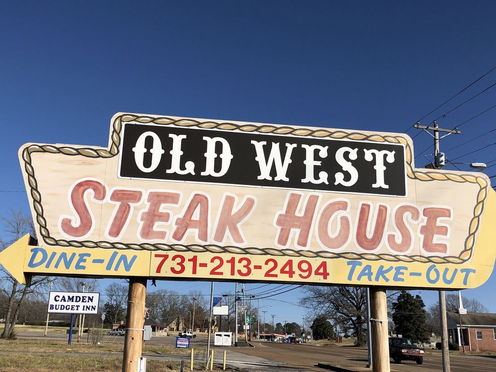 Old West Steak House Steakhouses 256 W Main St, Camden, TN