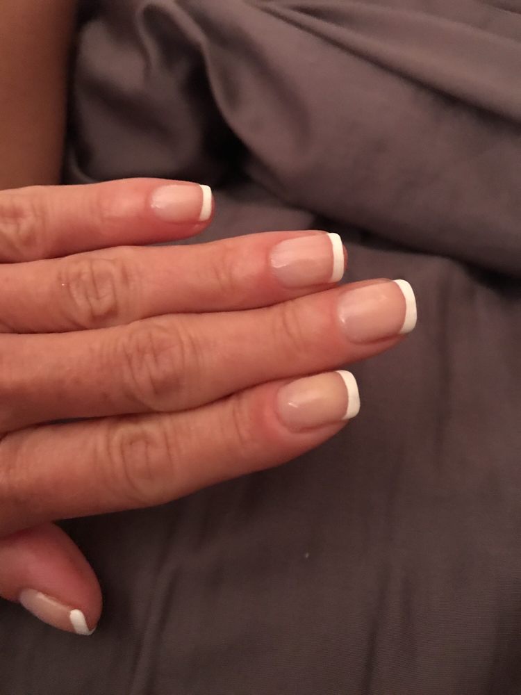 French Manicure Using Essie Mademoiselle Yelp French Manicure Using Essie Mademoiselle Yelp