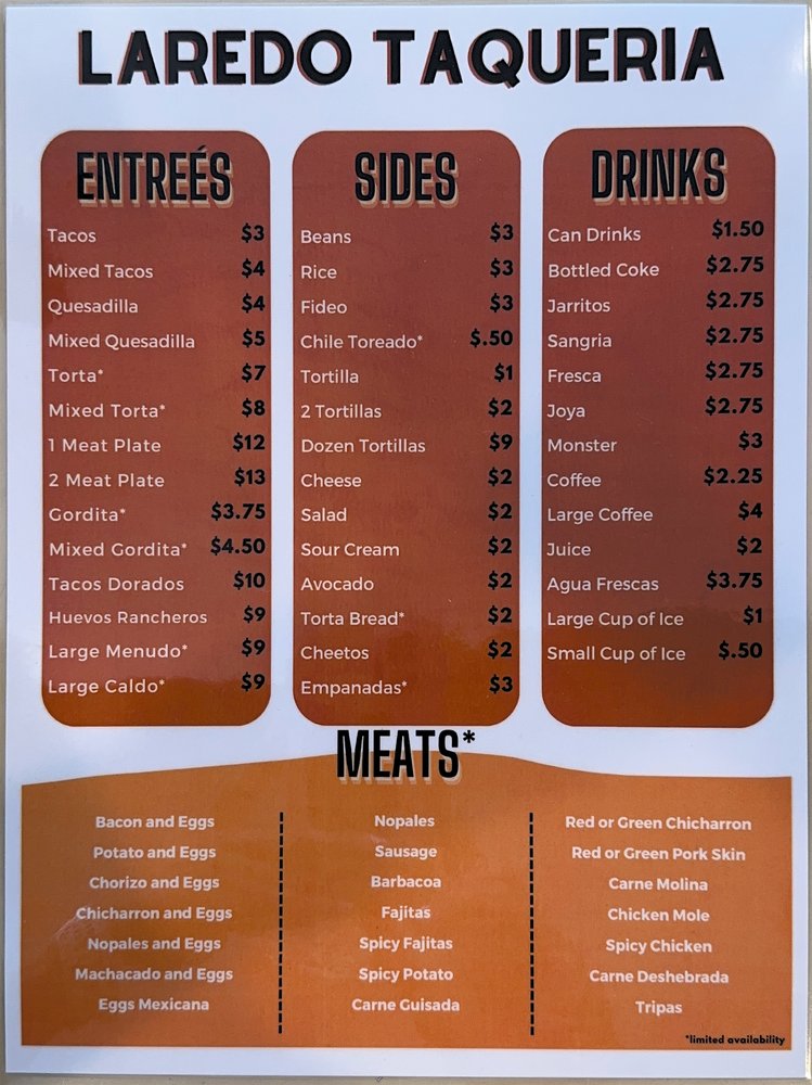 Laredo Taqueria Laredo Taqueria
