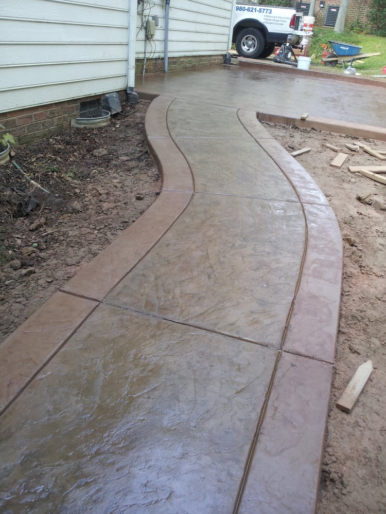 Stamped Concrete Border