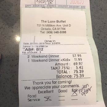 The Luxe Buffet - 2157 Pics 2275 Evaluations - Buffets - 701 graphic relating to Luxe Buffet Ontario Printable Coupon named The Luxe Buffet - 2157 Shots 2275 Evaluations - Buffets - 701