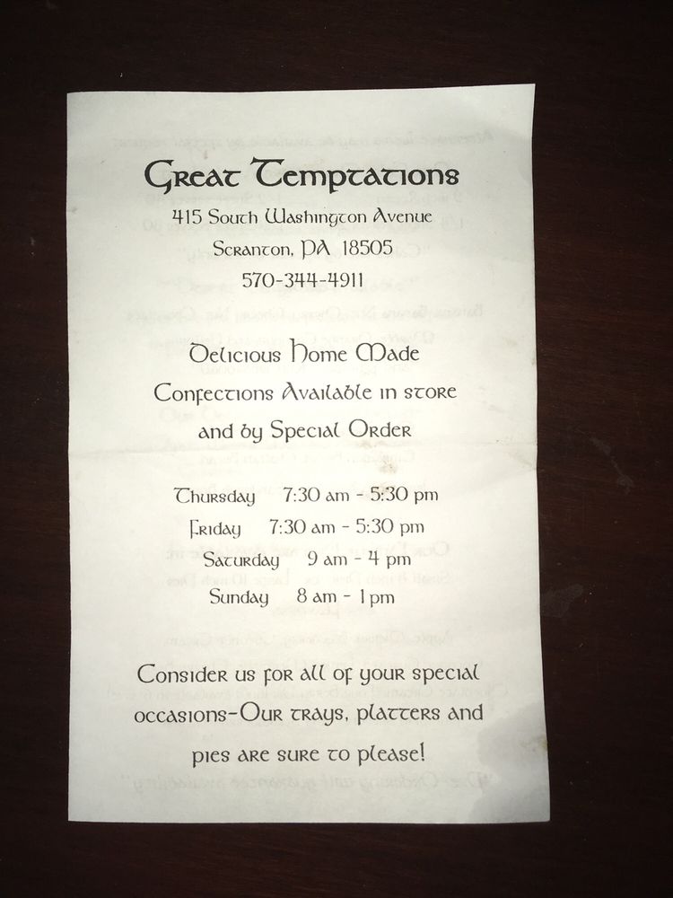 Great Temptations