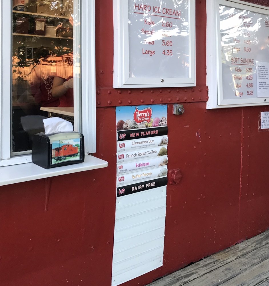 Red Caboose Ice Cream Station