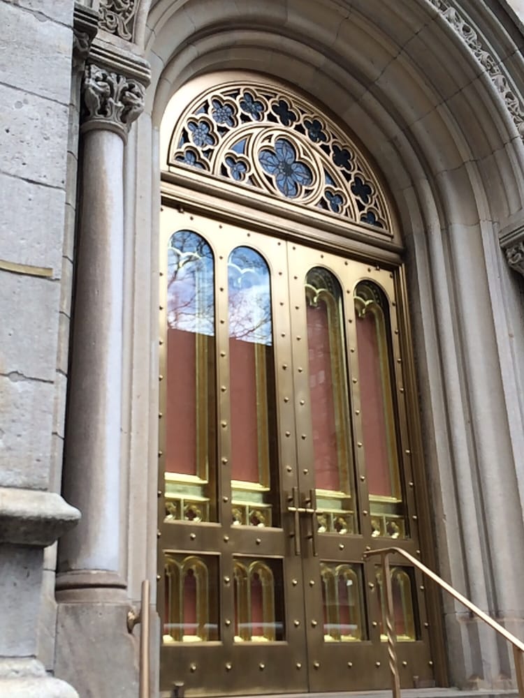 Front Door Is Ornate Yelp Photo Of Marble Collegiate Church New York Ny United States Front Door
