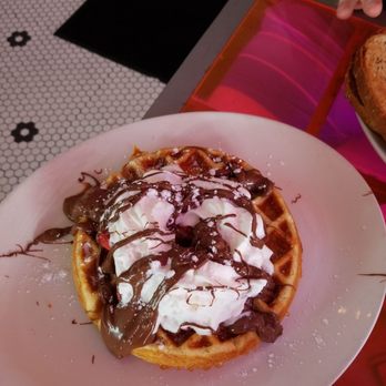 Pink Order Food Online 1264 Photos 1609 Reviews Pizza Photo Of Pink Miami Beach Fl United States Waffle With Nutella