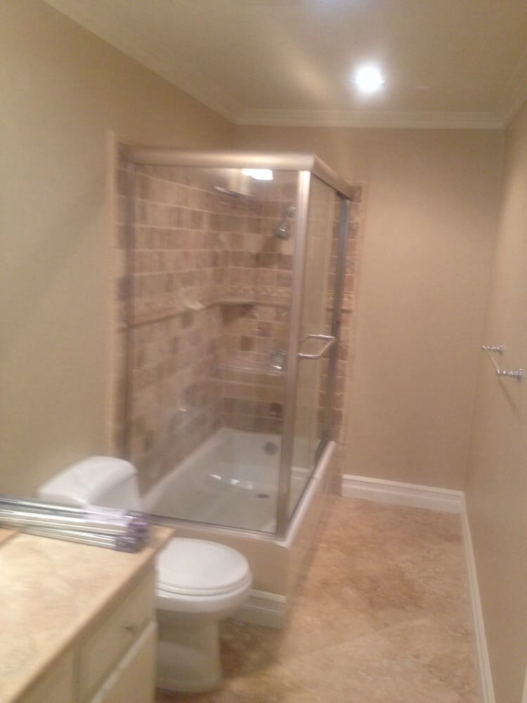 Guest Bath Looks Twice As Big Yelp Photo Of Dan Terrell Shower Doors Fullerton Ca United States Guest Bath