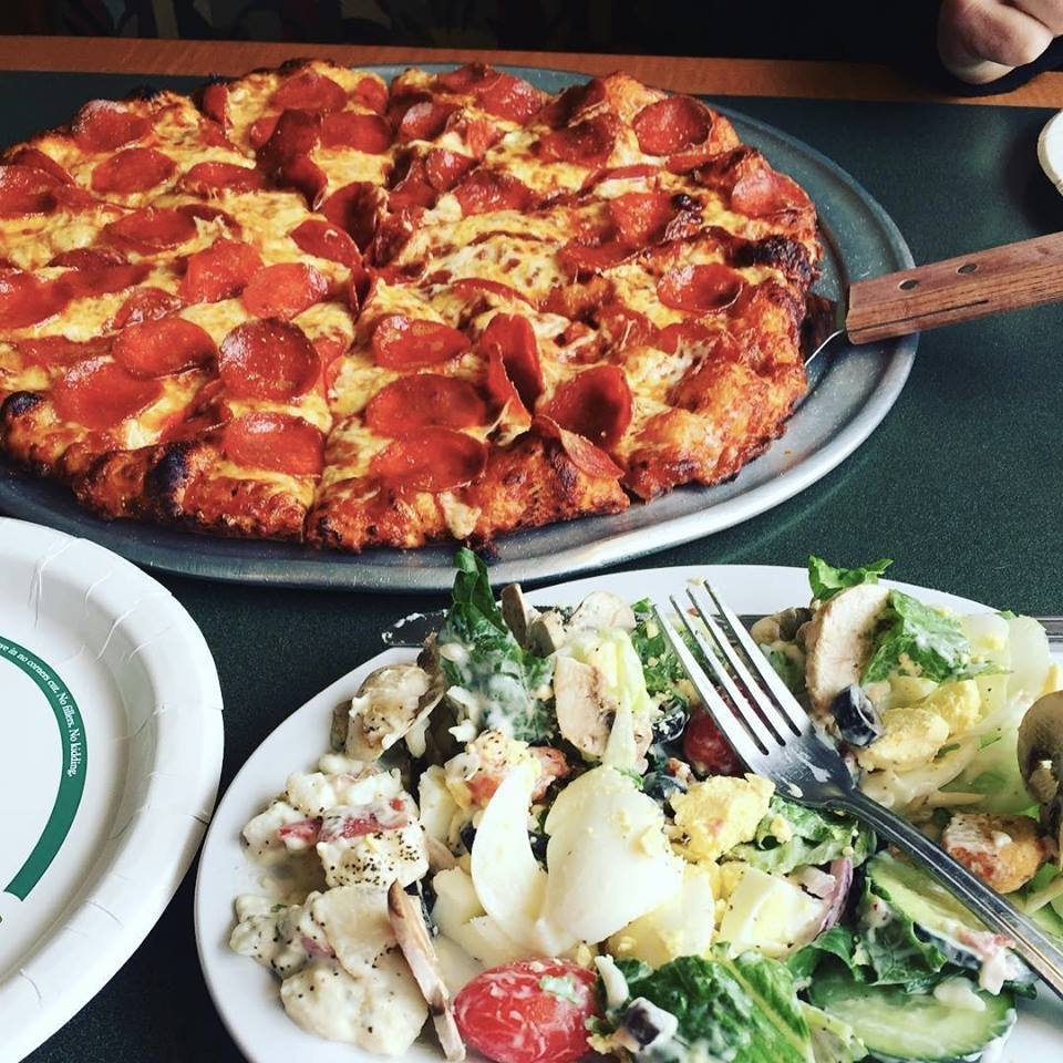 An All Time Favorite Pepperoni Pizza Paired With A Fresh