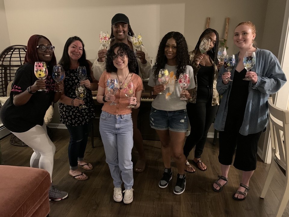 Happy Little Brush Strokes Painting Party Long Island