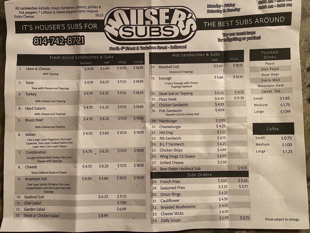 Houser Subs