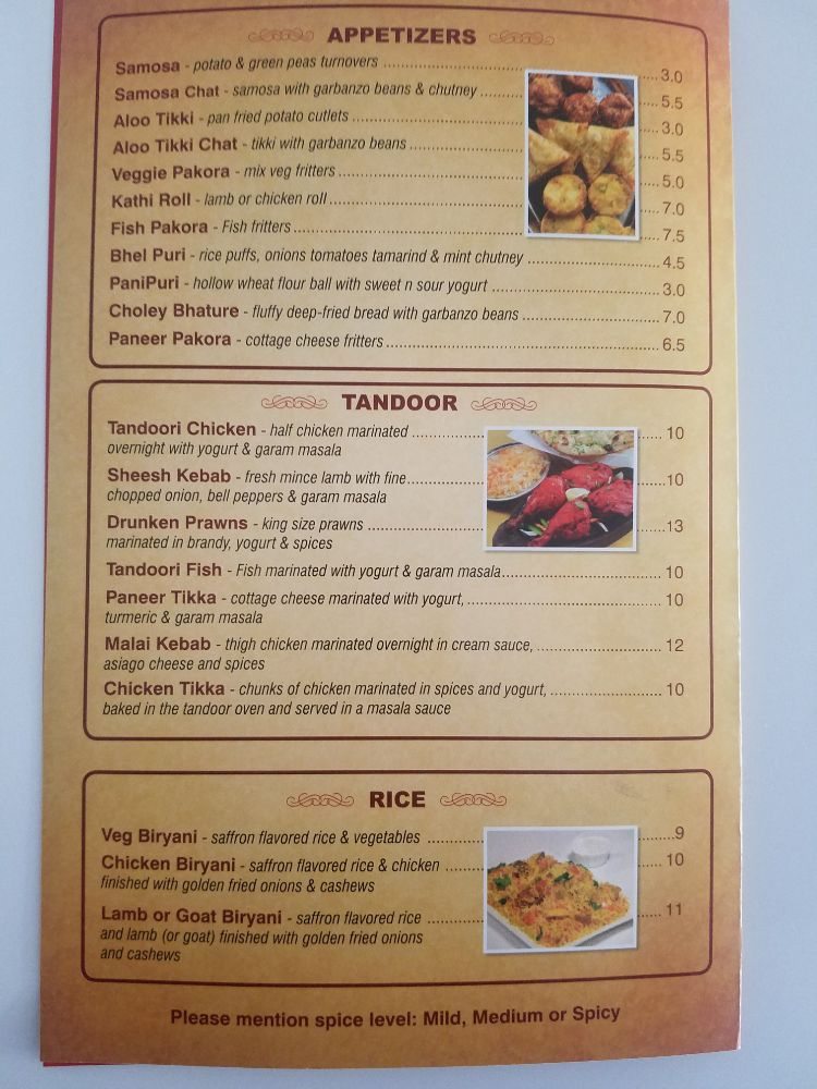 Online Menu Of Rasoi The Indian Kitchen Restaurant Lathrop