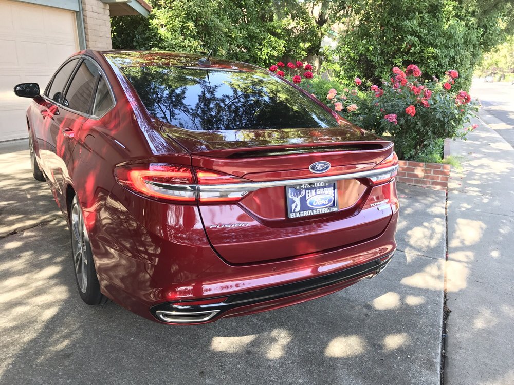 Rear Windshield On My 2017 Ford Fusion Tinted By Jh Tinting Yelp Photo Of Jh Auto Window Tinting Sacramento Ca United States Rear Windshield