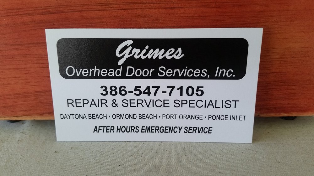 Grimes Overhead Door Services Daytona Beach Fl 2019 All