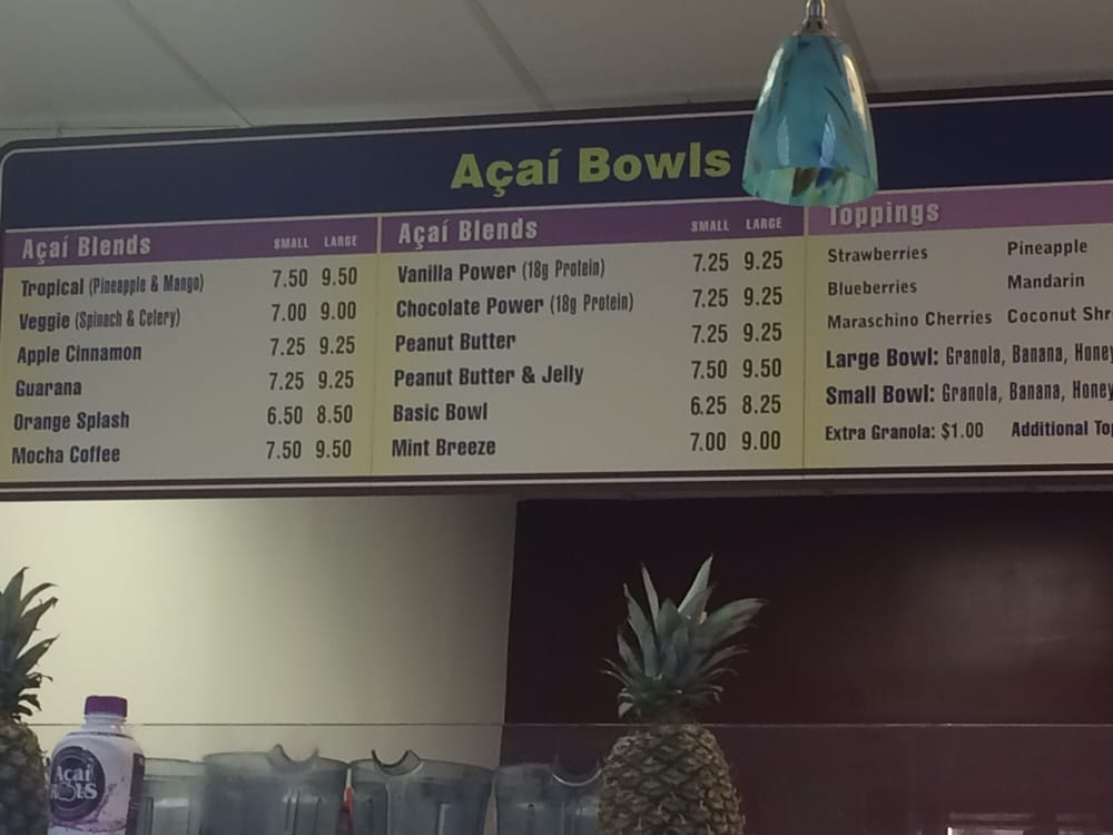 Photos For Beach Bowls Acai Cafe Yelp
