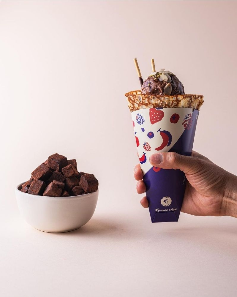 T-Swirl Crepe