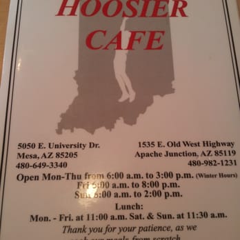 Linda S Hoosier Cafe Mesa Az Linda S Hoosier Cafe Mesa Az