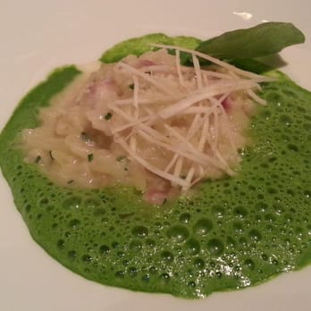 #4 "Risotto" celeriac, new potato, smoked eel and parsley