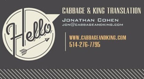 Cabbage and King Translation
